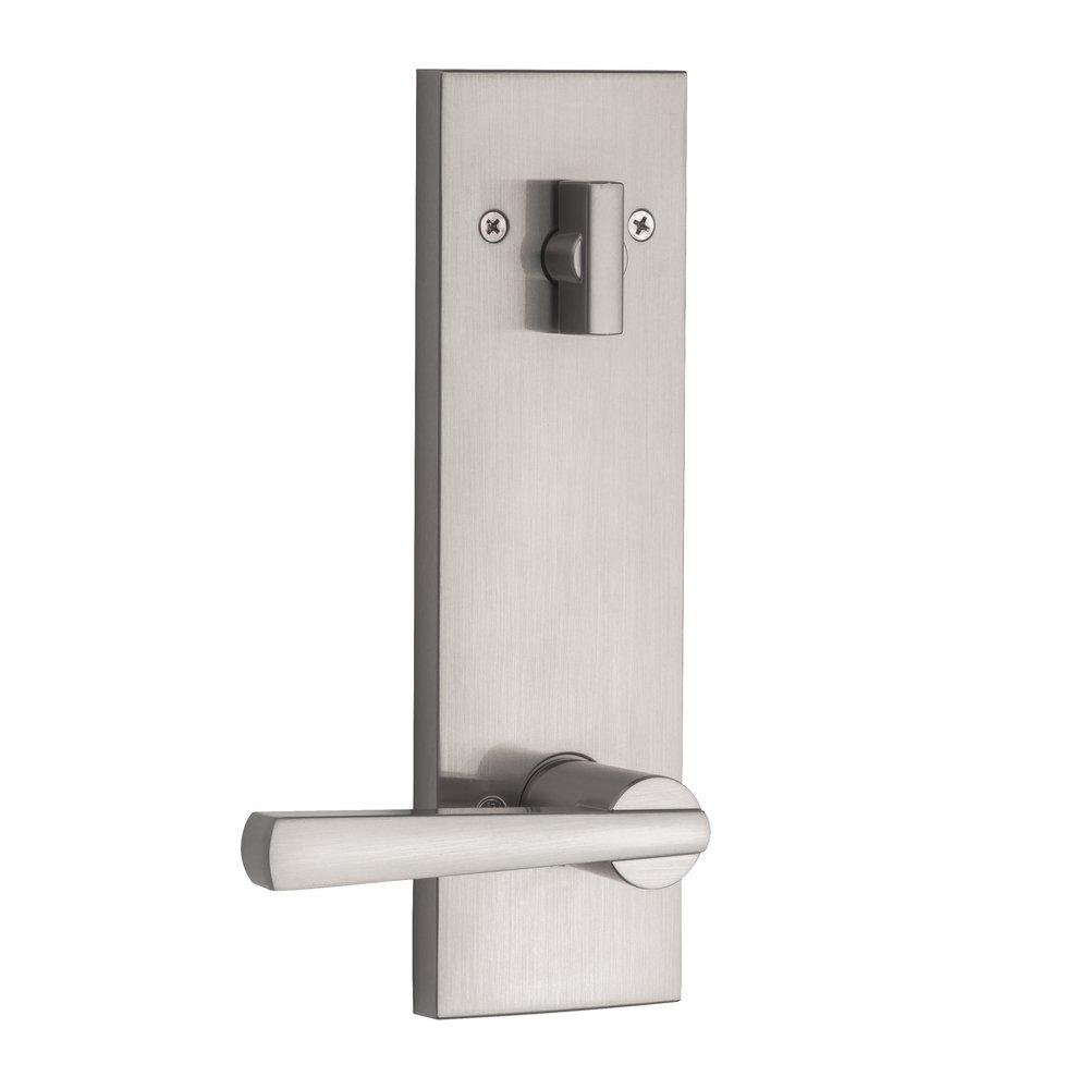 Baldwin Hardware Satin Nickel Keyed Entry Handle & Lock Set 