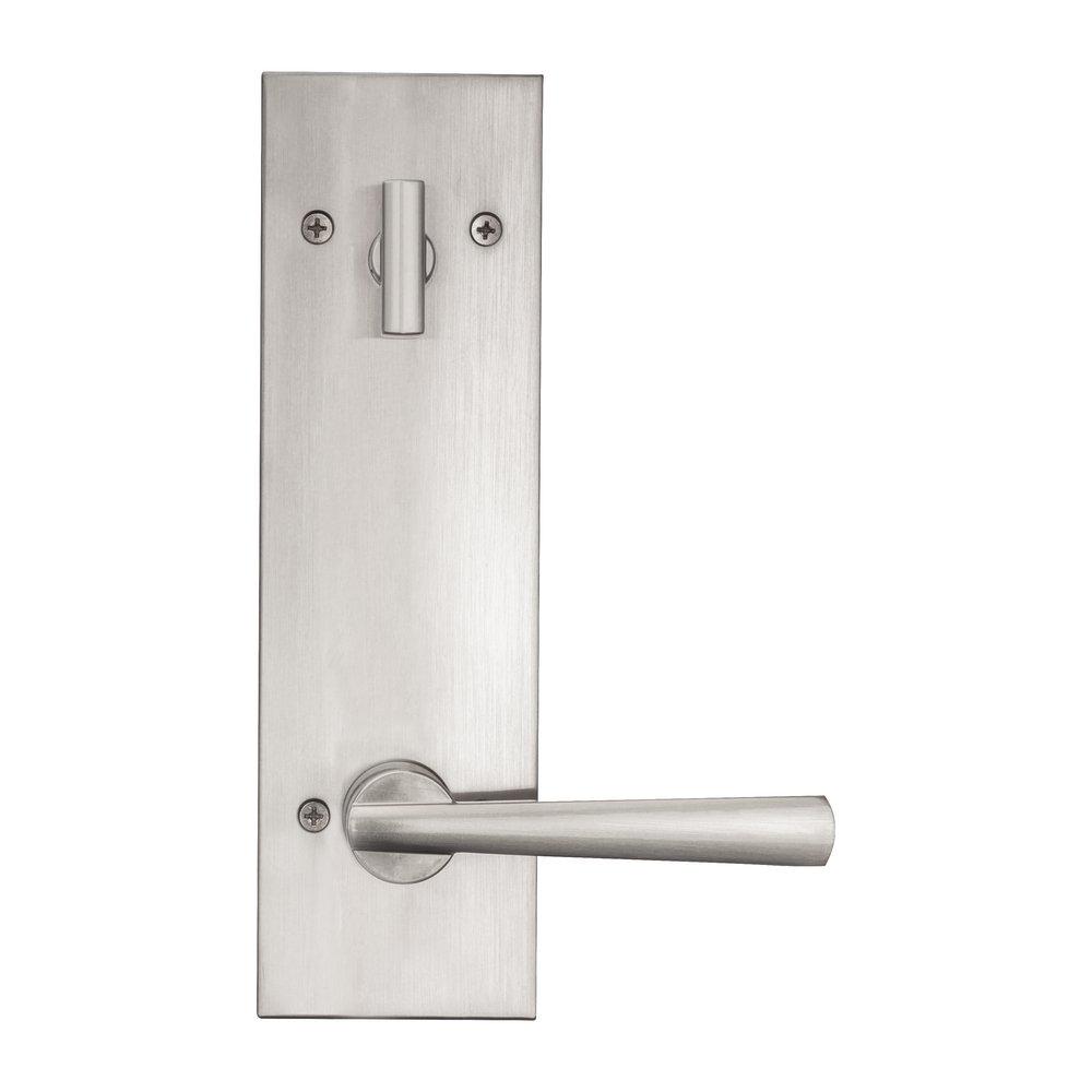 Baldwin Hardware Satin Nickel Keyed Entry Handle & Lock Set 