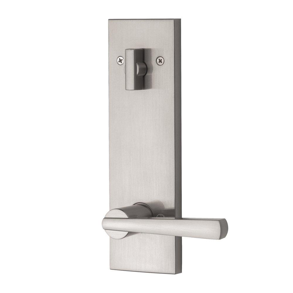 Baldwin Hardware Satin Nickel Keyed Entry Handle & Lock Set 