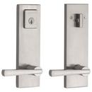 Baldwin Hardware Satin Nickel Keyed Entry Handle & Lock Set 