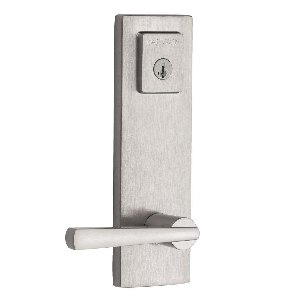 Baldwin Hardware Satin Nickel Keyed Entry Handle & Lock Set 