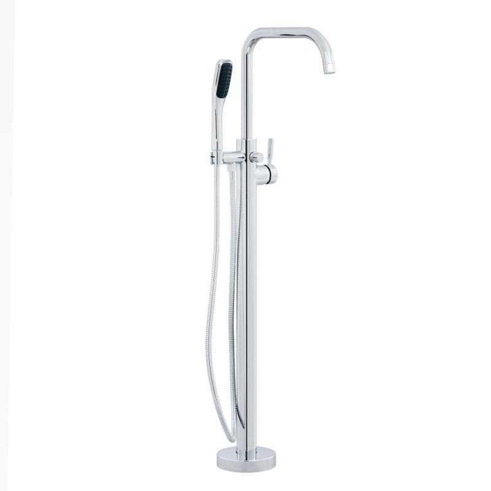 Miseno Polished Chrome Single Handle Lever Floor Mount Filler 