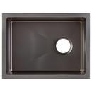 Signature Hardware Gunmetal Black 15 x 20 in. Undermount Stainless Steel Bar Sink 