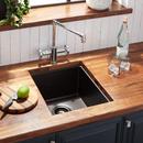 15 x 20 in. Undermount Stainless Steel Bar Sink in Gunmetal Black