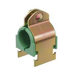 1-1/2 in. Yellow Zinc High Temperature Cushioned Tubing Strut Clamp