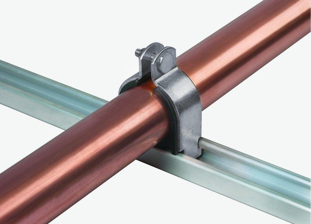 FNW&reg; 304SS Cushioned Tubing Strut Clamp 