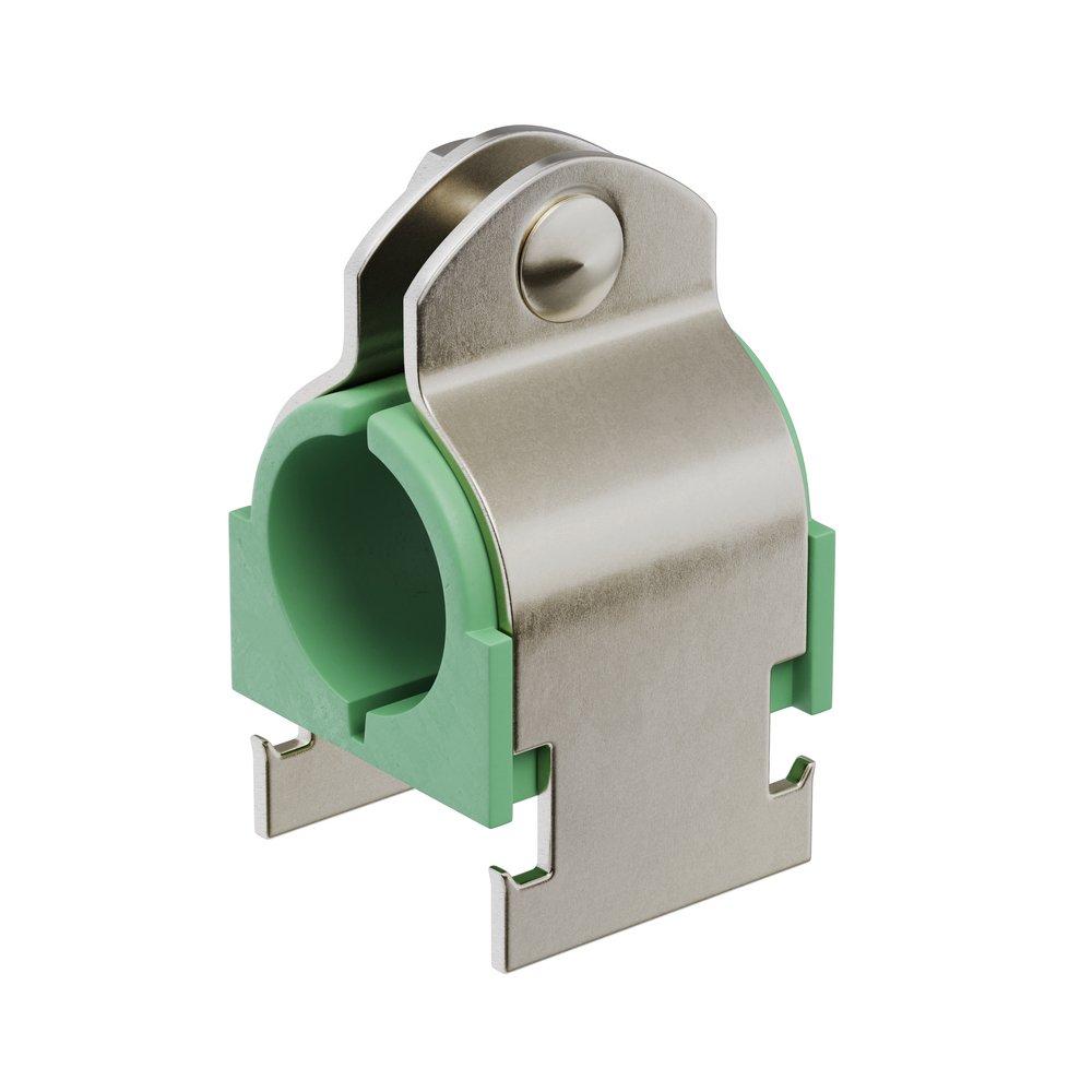 FNW&reg; 304SS High Temperature Cushioned Tubing Strut Clamp 