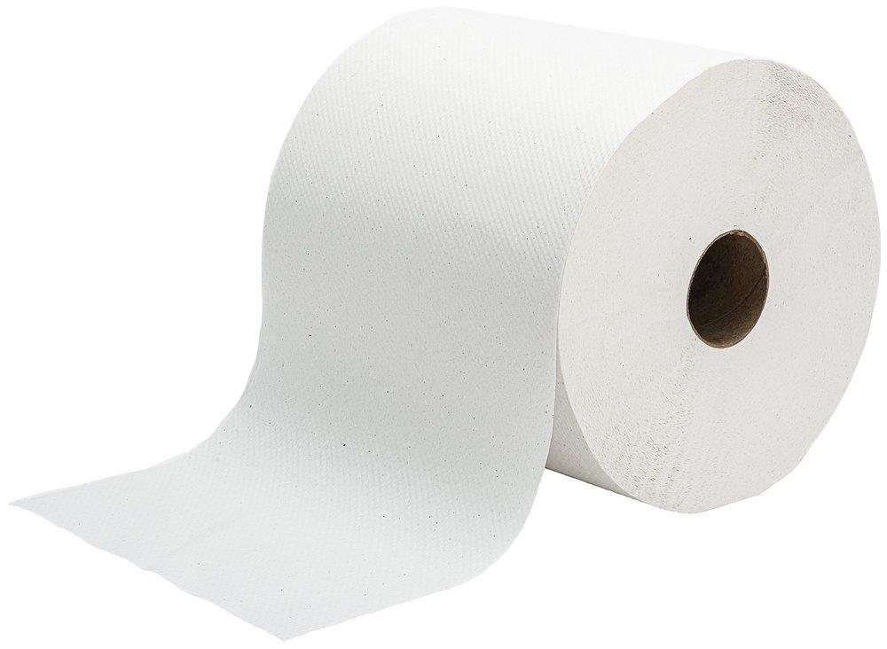 Westcraft White 800 ft. Hard Roll Towel in White 
