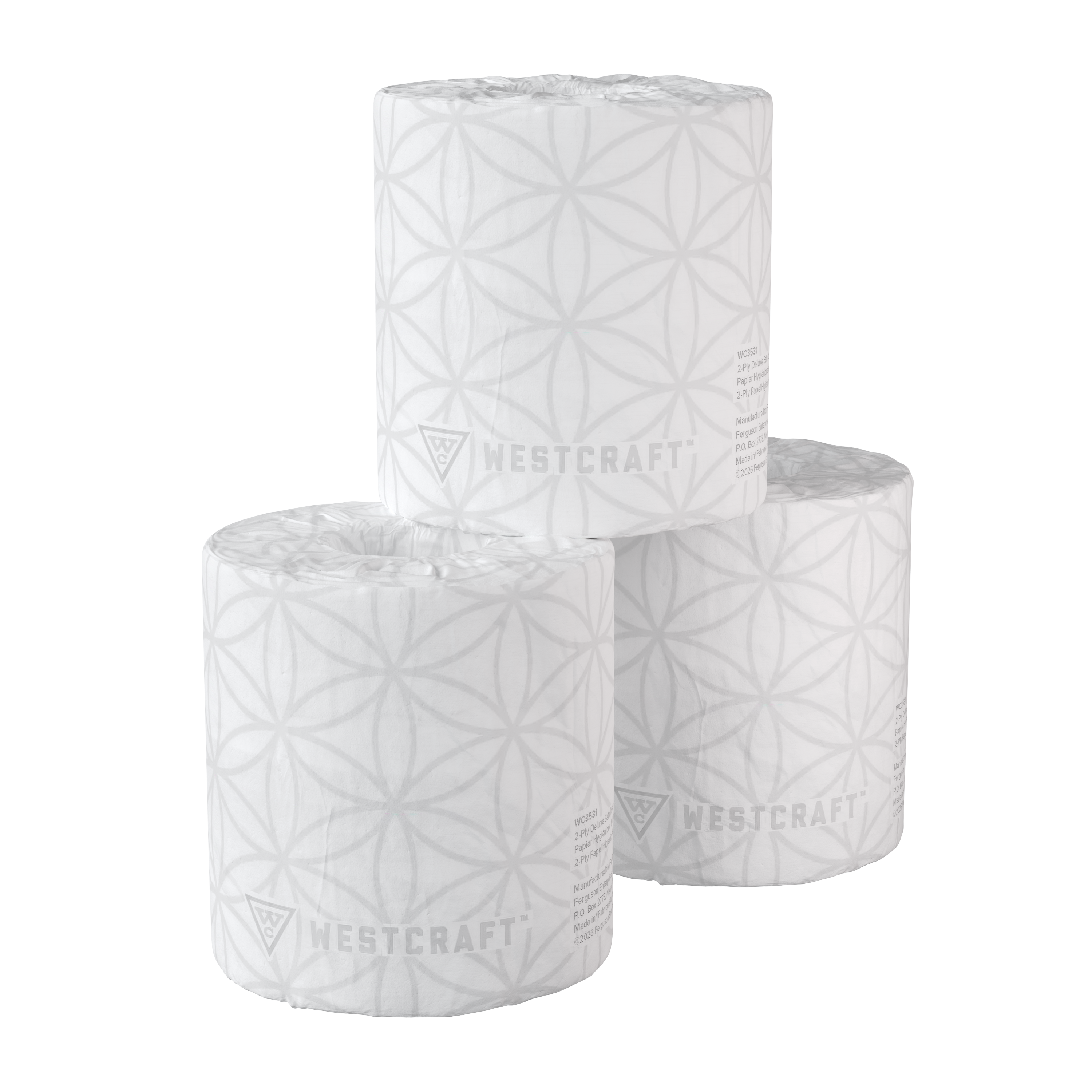 Westcraft White 2-ply Bath Tissue 