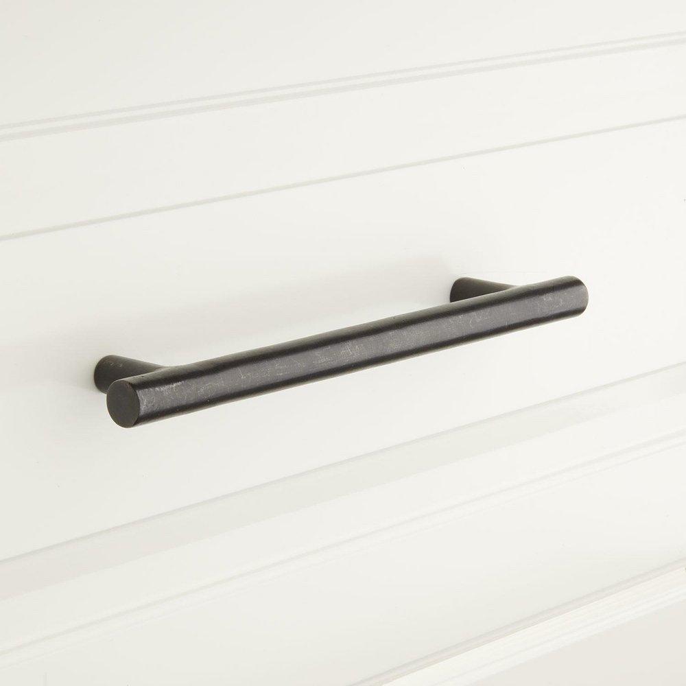 Signature Hardware Brushed Nickel 1-1/4 in. Brass Round Knob with Beveled Round Base Plate 