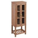 24 x 61-1/4 in. Linen Tower in Pine with Satin Brass Hardware