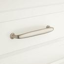 7/8 x 7-1/2 in. Brass Cabinet Pull in Polished Brass