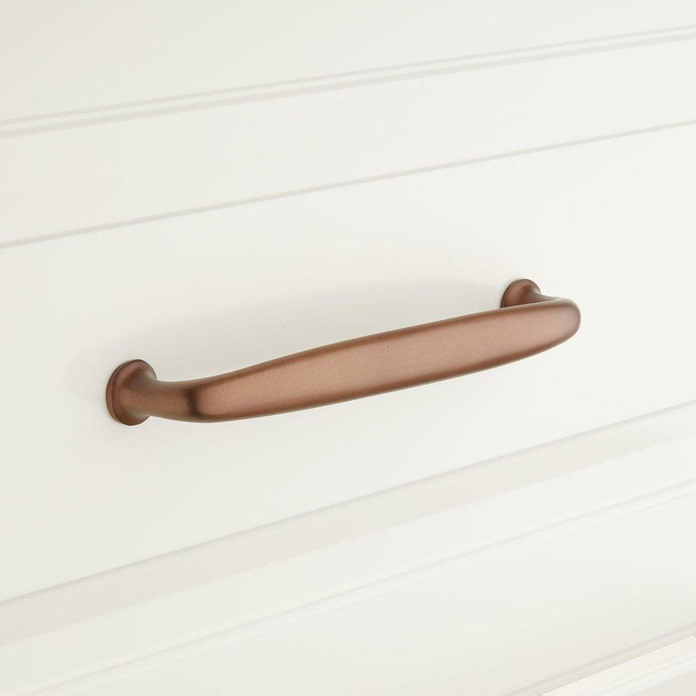Signature Hardware Brushed Nickel 5/8 x 6-3/4 in. Brass Cabinet Pull 
