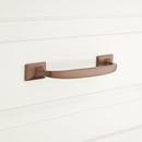 7/8 x 5-1/4 in. Brass Cabinet Pull in Brushed Nickel