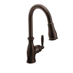 Single Handle Pull Down Touchless Kitchen Faucet in Oil Rubbed Bronze