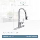 Moen Oil Rubbed Bronze Single Handle Pull Down Touchless Kitchen Faucet with Reflex, PowerClean and MotionSense Technology 