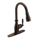 Moen Oil Rubbed Bronze Single Handle Pull Down Touchless Kitchen Faucet with Reflex, PowerClean and MotionSense Technology 