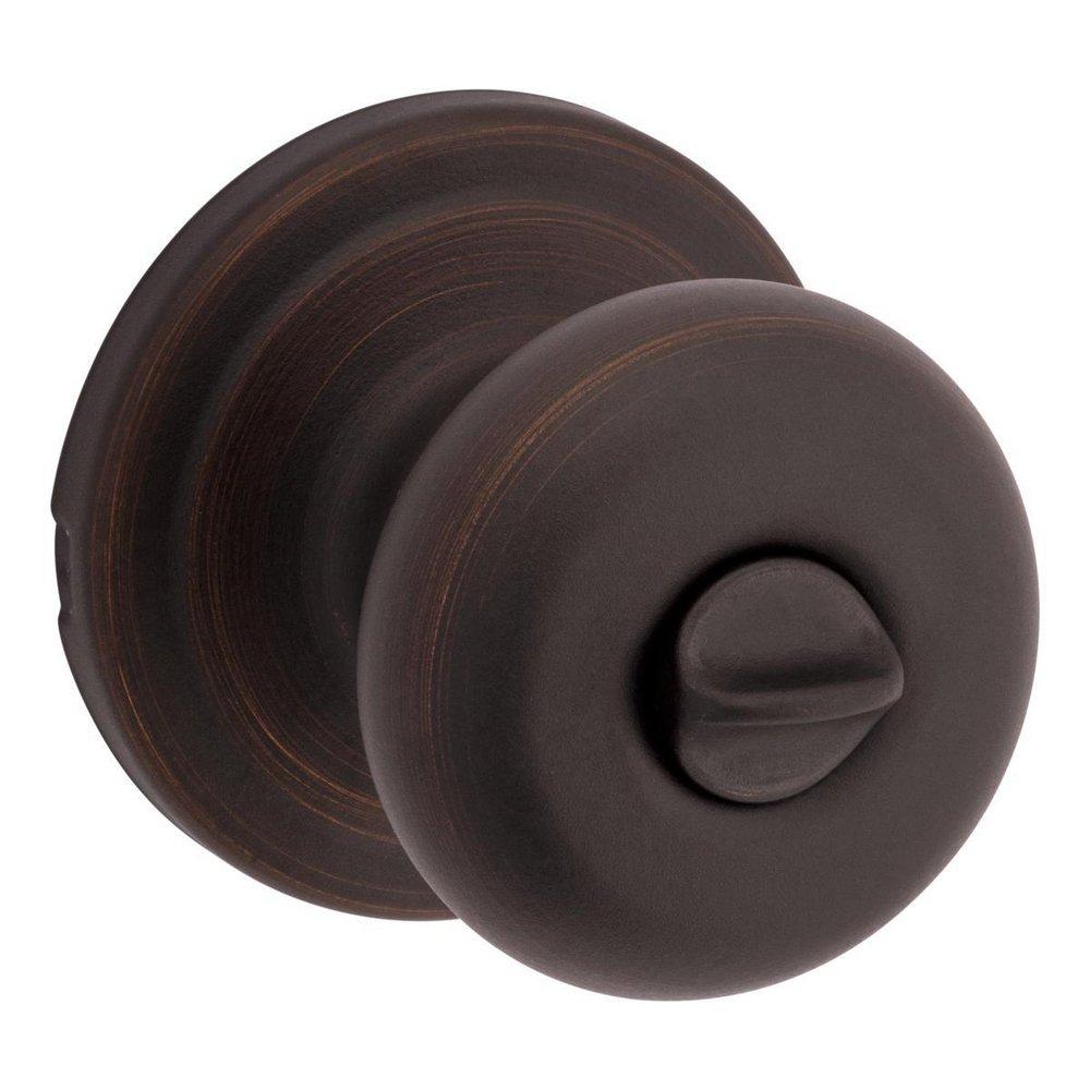 Kwikset Venetian Bronze Privacy Knob in Venetian Bronze 