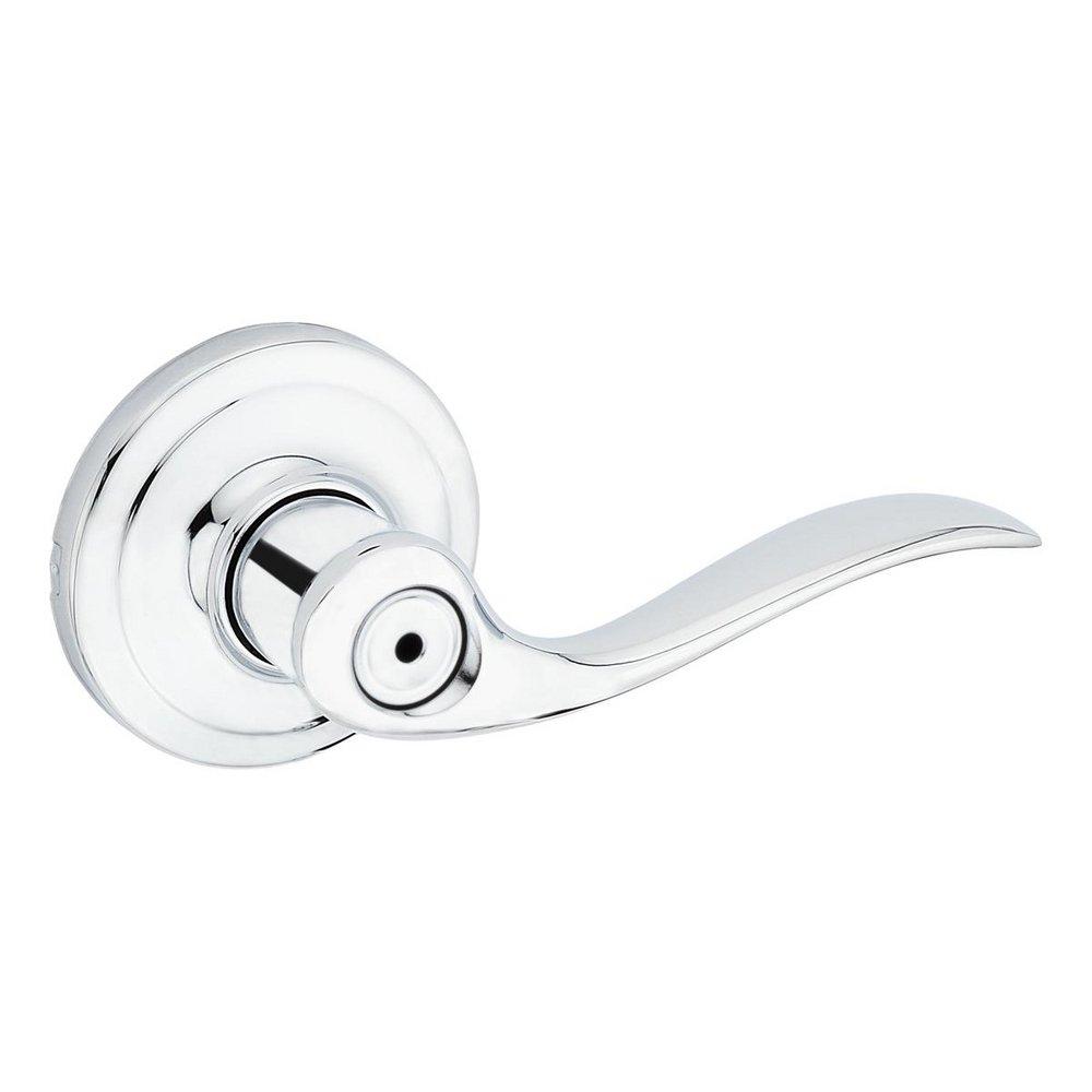 Kwikset Polished Chrome Metal Round Door Lever 