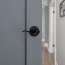 Kwikset Matte Black PRIV LEV IRBL 