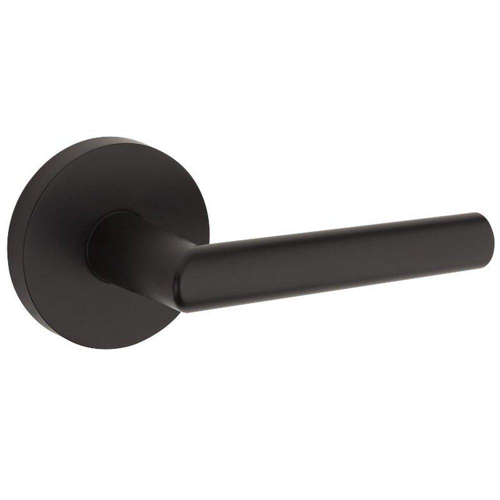 Kwikset Iron Black Metal Round Door Lever 