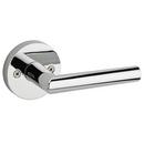 Round Dummy Lever in Polished Chrome