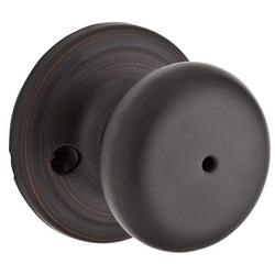 Passage Knob Lockset in Venetian Bronze