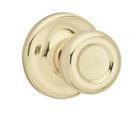 TYLO PASSAGE KNOB, POLISHED BRASS 