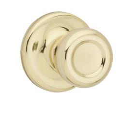 Passage Knob in Polished Brass
