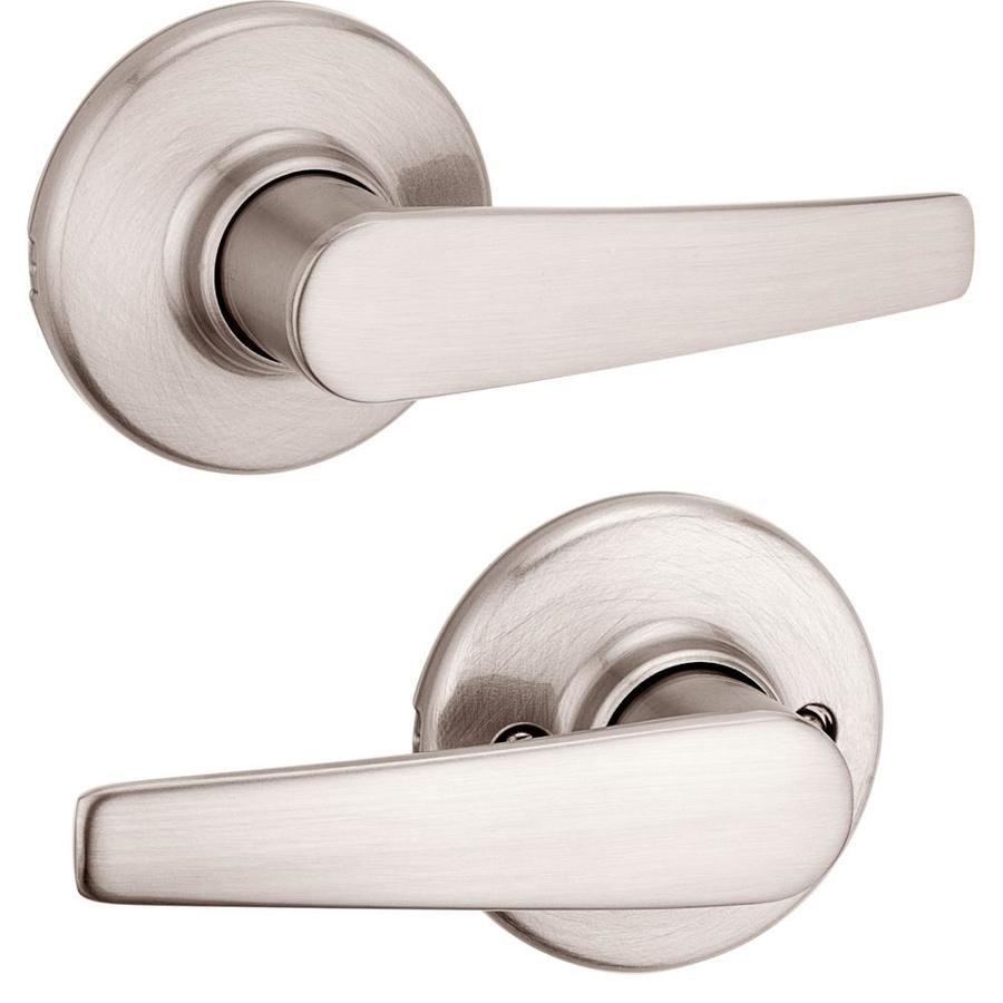 Kwikset Satin Nickel Round Passage Lever 