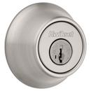 Kwikset Satin Nickel 2-1/2 x 1-1/16 in. Deadbolt Lock 