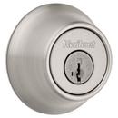 Kwikset Satin Nickel 2-1/2 x 1-1/16 in. Deadbolt Lock 