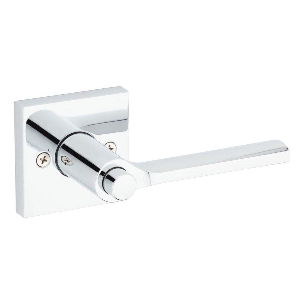 Kwikset Polished Chrome Metal Square Door Lever 