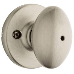 Passage Knob Lockset in Satin Nickel