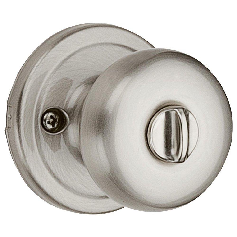 Kwikset Satin Nickel Metal Round Door Knob 