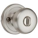 Kwikset Satin Nickel Metal Round Door Knob 