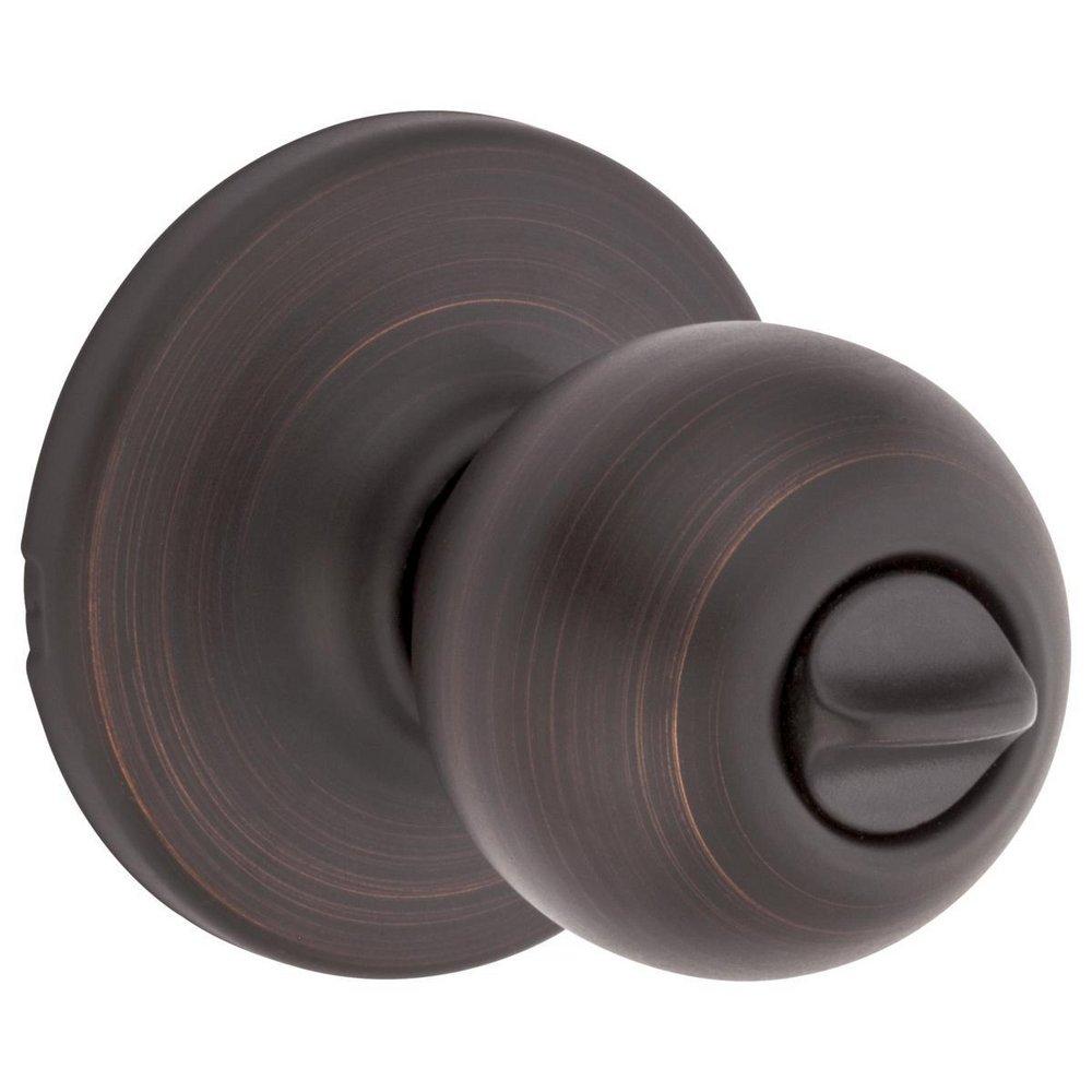 Kwikset Venetian Bronze Keyless Entry Knob in Venetian Bronze 