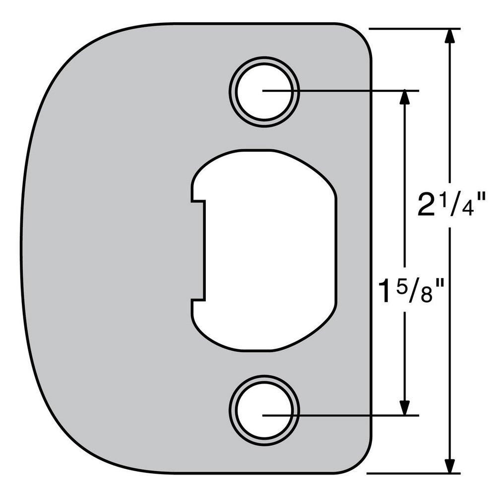 Kwikset Satin Nickel 1-1/4 in. Satin Nickel 
