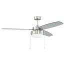Craftmade Brushed Polished Nickel 52 in. 39W 3-Blade 2-Light Ceiling Fan 