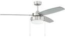Craftmade Brushed Polished Nickel 52 in. 39W 3-Blade 2-Light Ceiling Fan 