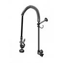 Pre-Rinse, Spring Action, Wall Mount, Single Temp Control, Wall Bracket & 22" Riser 
