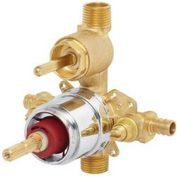 1/2 in. F1807 PEX Crimp Connection Pressure Balancing Valve with Stops