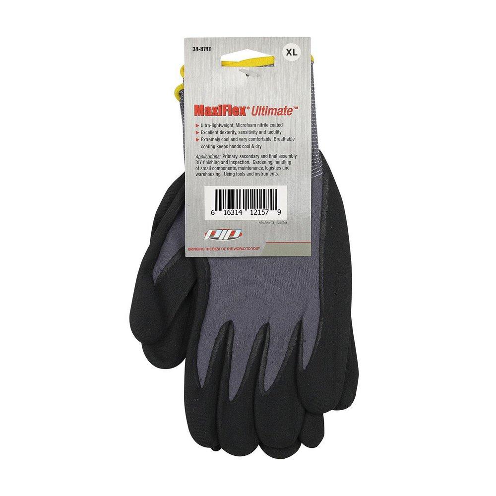 MaxiFlex&reg; Black Nitrile Disposable Gloves in Black 