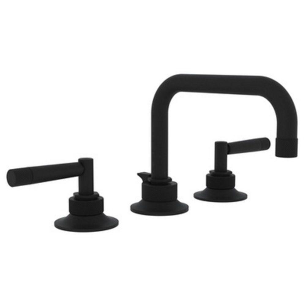 Widespread Bathroom Sink Faucet in Matte Black 