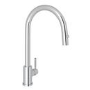 Perrin & Rowe&reg; Polished Chrome Single Handle Pull Down Kitchen Faucet 