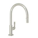 ROHL&reg; Polished Nickel Single Handle Pull Down Kitchen Faucet 