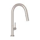 ROHL&reg; Satin Nickel Single Handle Pull Down Kitchen Faucet 