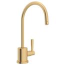 Single Handle Kitchen Faucet in Satin English Gold 