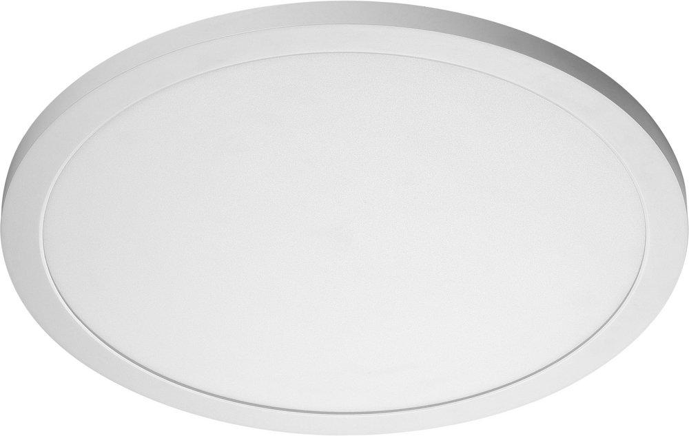NUVO White 30 WATT 19 FLUSH MOUNT LED FIXTURE 4000K ROUND SHAPE WHITE FINISH 120/277 VOLTS 