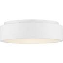 NUVO White 17-3/4 in. 20W 1-Light LED Flush Mount Ceiling Fixture 